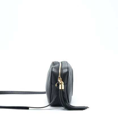 Gucci Disco Camera Bag Calfskin Black L