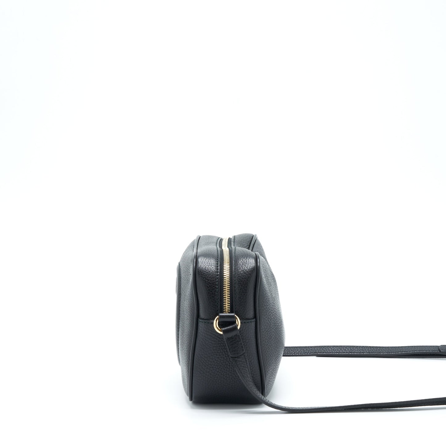 Gucci Disco Camera Bag Calfskin Black L