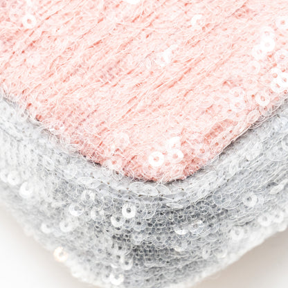 Chanel 18S Mini Waterfall Flap Bag Sequin Pink/Blue/Yellow
