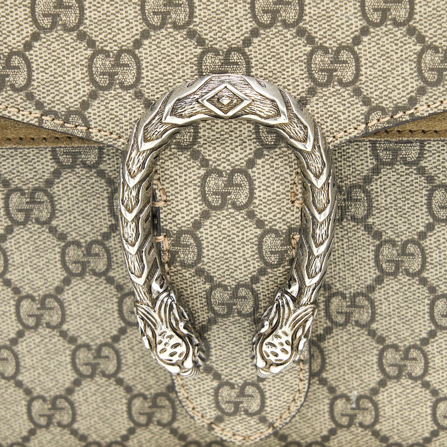 Gucci Dionysus Shoulder Bag GG Supreme Canvas/Suede SHW