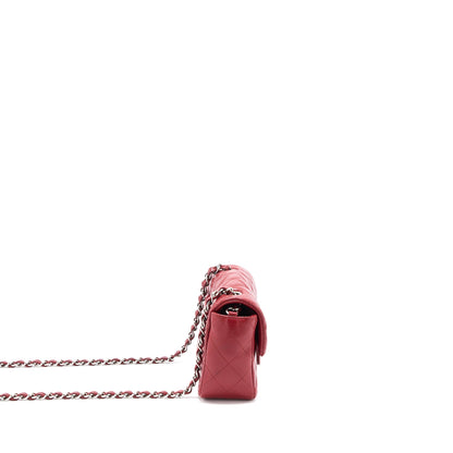 Chanel Mini Rectangular Flap Bag Caviar Red