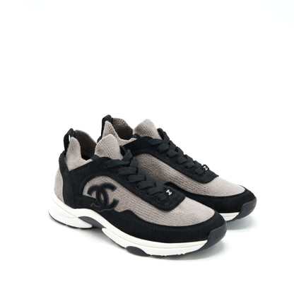 Chanel Size 37 Women’s Sneakers Grey/ Black
