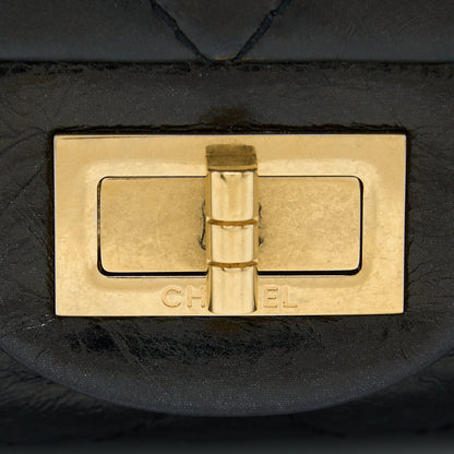Chanel 2.55 Reissue 227 Shiny Aged Calfskin Black