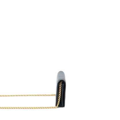 Chanel Boy Wallet on Chain Caviar Black