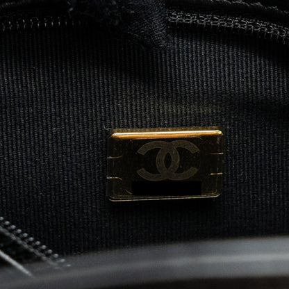 Chanel 23k Mini Shopping Tote Calfskin Black Brushed (Microchip)