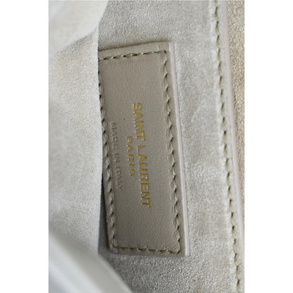 YVES SAINT LAURENT LE 57 Quilted Lambskin Leather Hobo Bag Antique Vintage