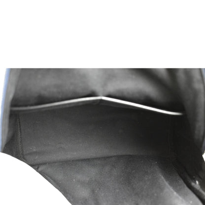 YVES SAINT LAURENT Denim Backpack Bag Gray