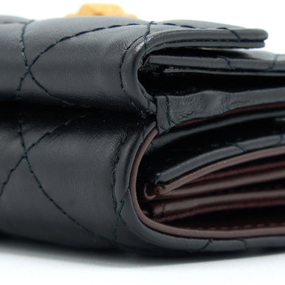 Chanel Reissue Compact Wallet Calfskin Black