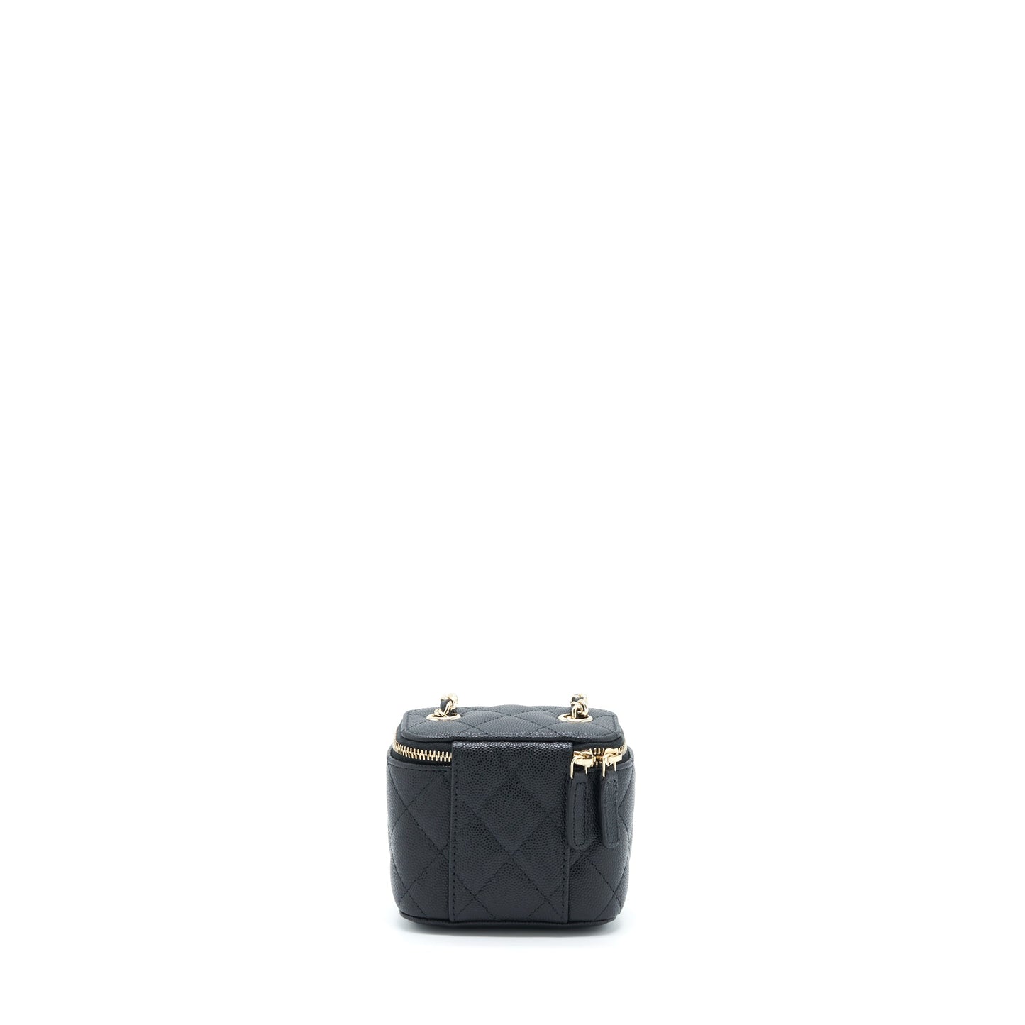 Chanel Mini Vanity Case Caviar Black L