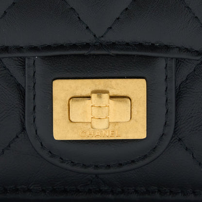 Chanel Reissue Compact Wallet Calfskin Black