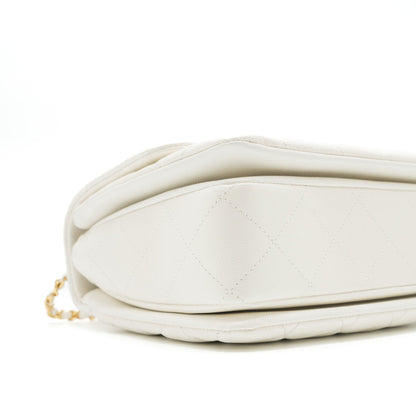 Chanel 21K Coco First Caviar White Brushed  (Microchip)