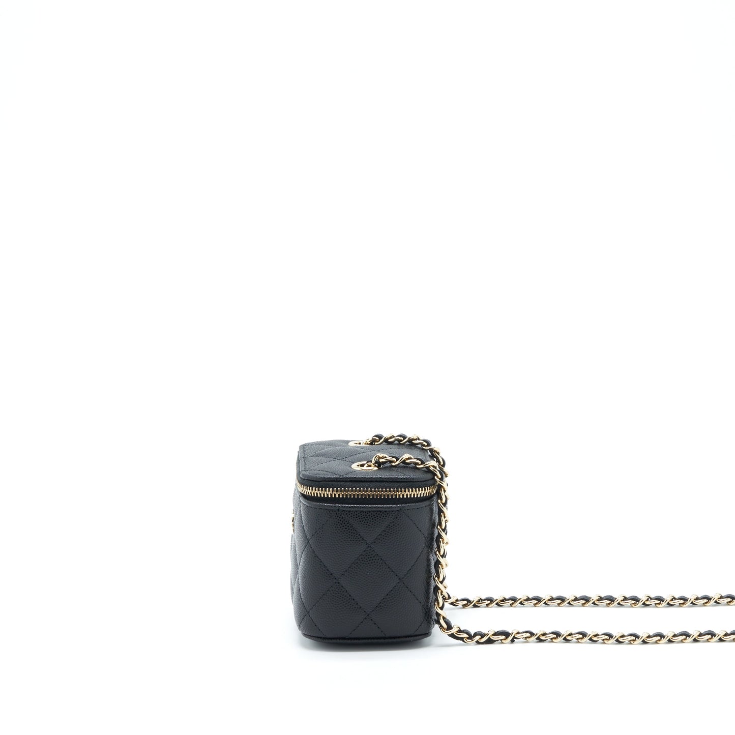 Chanel Mini Vanity Case Caviar Black L