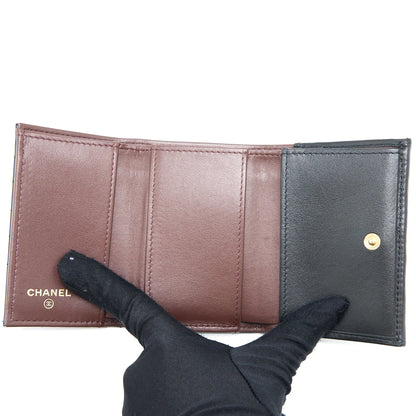 Chanel Reissue Compact Wallet Calfskin Black