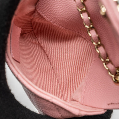 Chanel Mini Flap Belt Bag Caviar Pink L