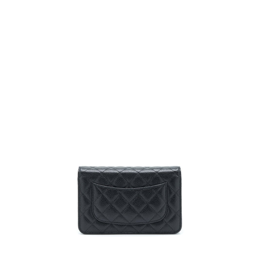 Chanel Classic Wallet On Chain Caviar Black