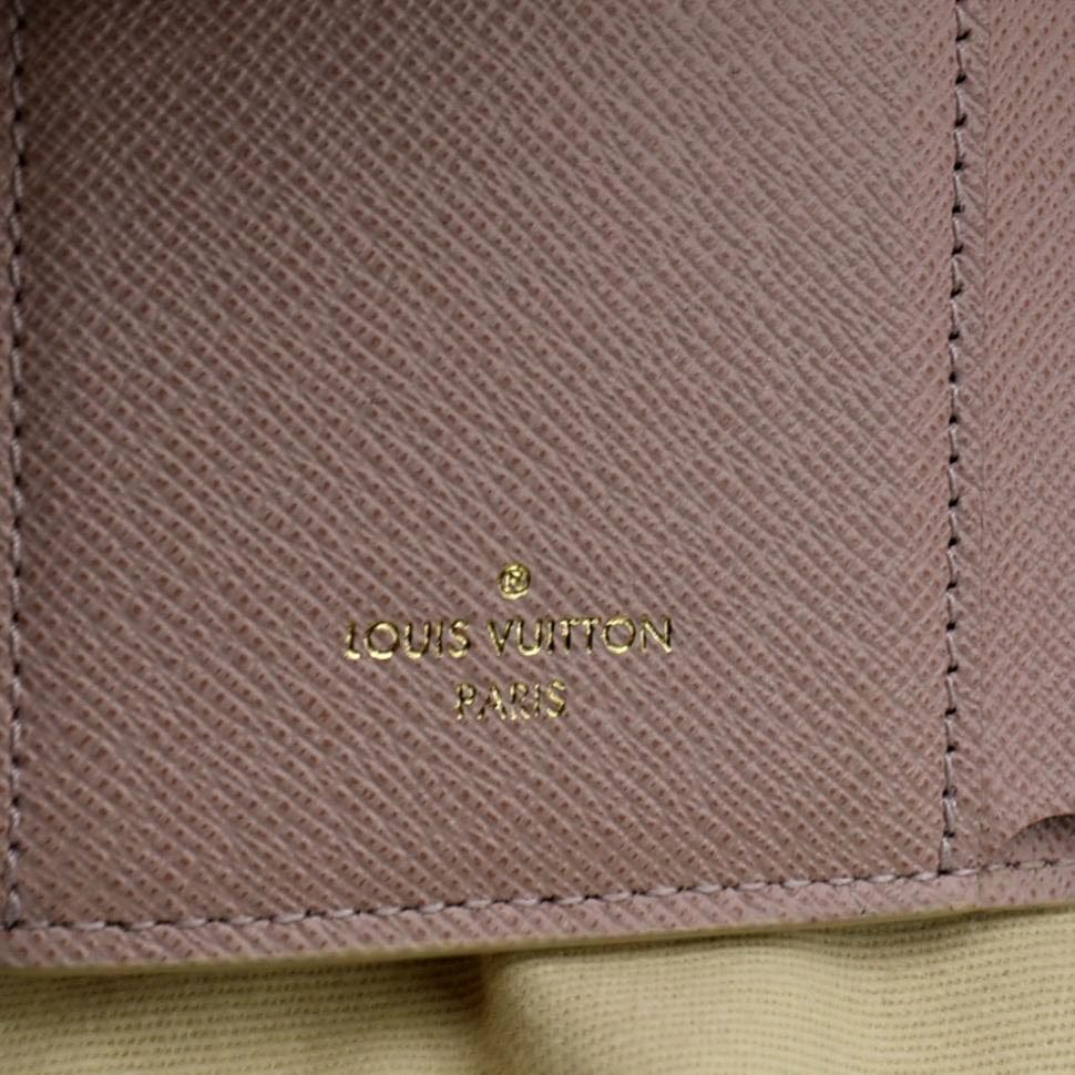 LOUIS VUITTON Victorine Damier Azur Wallet White