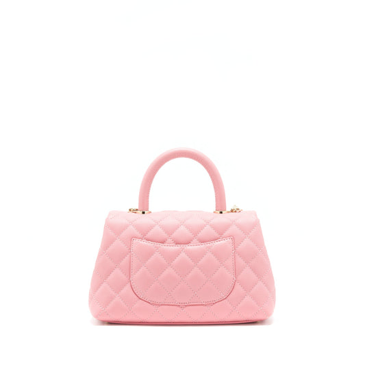 Chanel Small Coco Handle 24cm Caviar Pink L