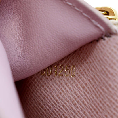 LOUIS VUITTON Victorine Damier Azur Wallet White