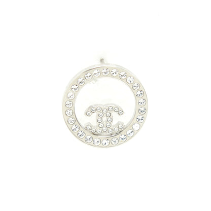 Chanel Round Earrings With Crystal