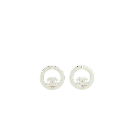 Chanel Round Earrings With Crystal