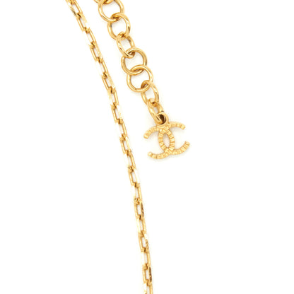 Chanel Logo Lettering Chain Necklace/Choker