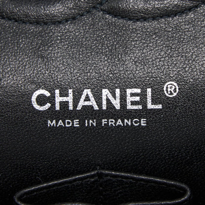 Chanel Classic Double Flap Bag Tweed Black/White
