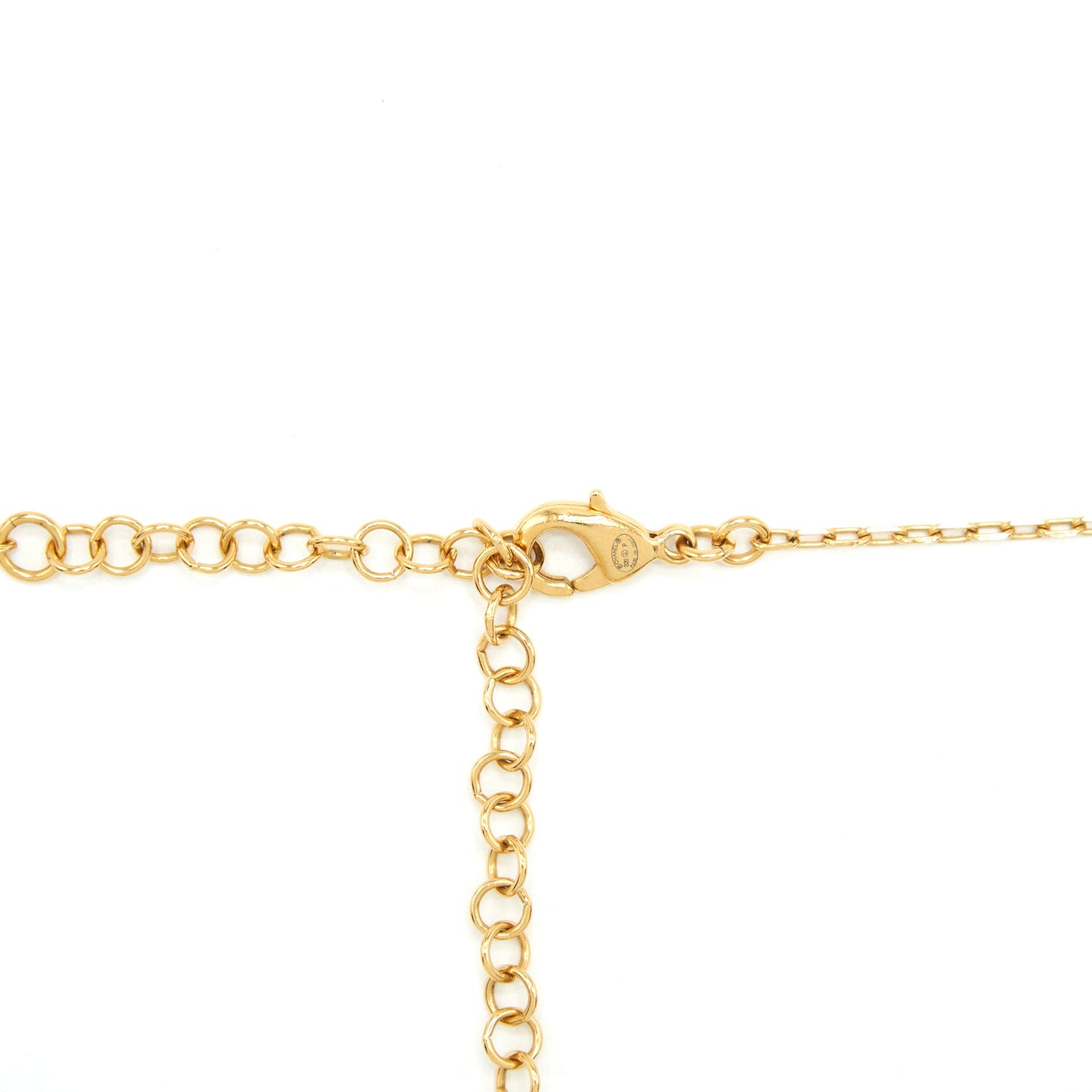 Chanel Logo Lettering Chain Necklace/Choker