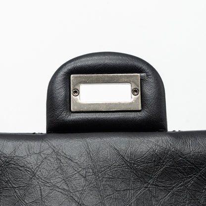 Chanel 2.55 Small Reissue Flap Bag Aged Calfskin Black Ruthenium Hardware (Microchip)
