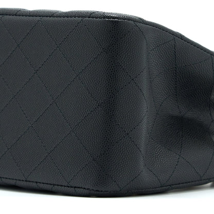 Chanel 22S Mini Bucket Bag Caviar Black L (Microchip)
