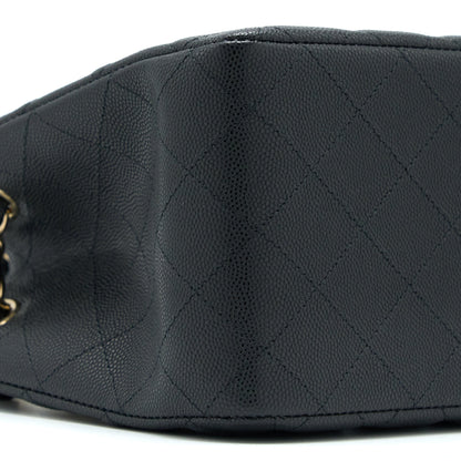 Chanel 22S Mini Bucket Bag Caviar Black L (Microchip)
