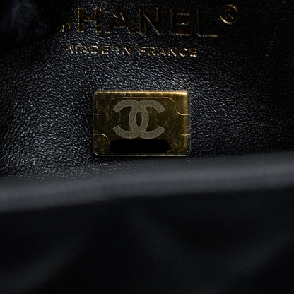 Chanel 22S Mini Bucket Bag Caviar Black L (Microchip)