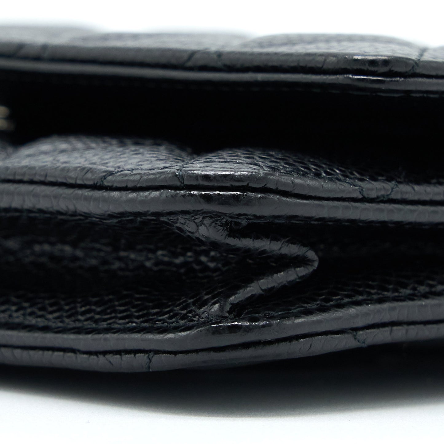 Chanel Classic Wallet on Chain Caviar Black  (Microchip)