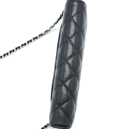 Chanel Classic Wallet on Chain Caviar Black  (Microchip)
