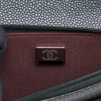 Chanel Classic Wallet on Chain Caviar Black  (Microchip)