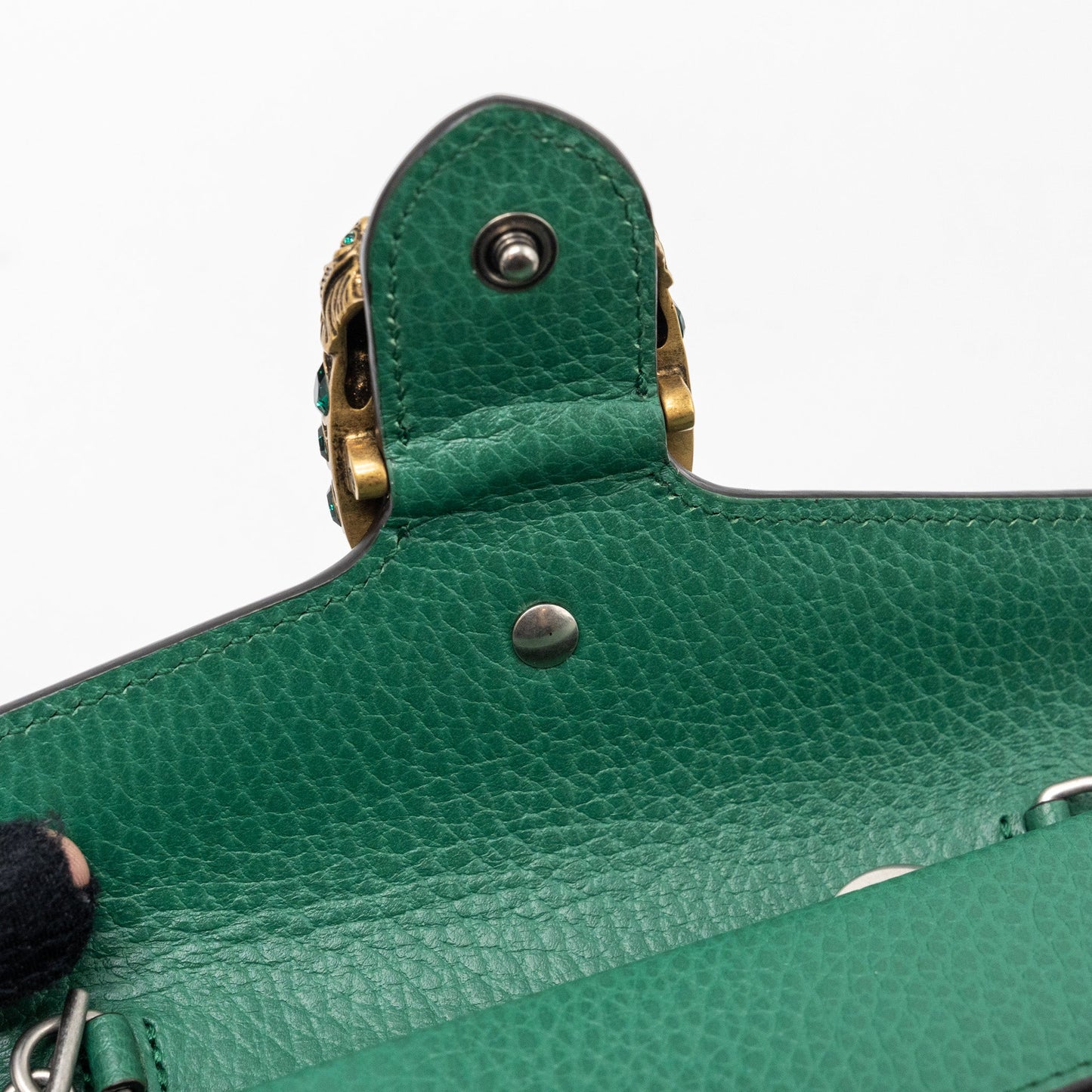 Gucci Dionysus Super Mini Calfskin Green Brushed