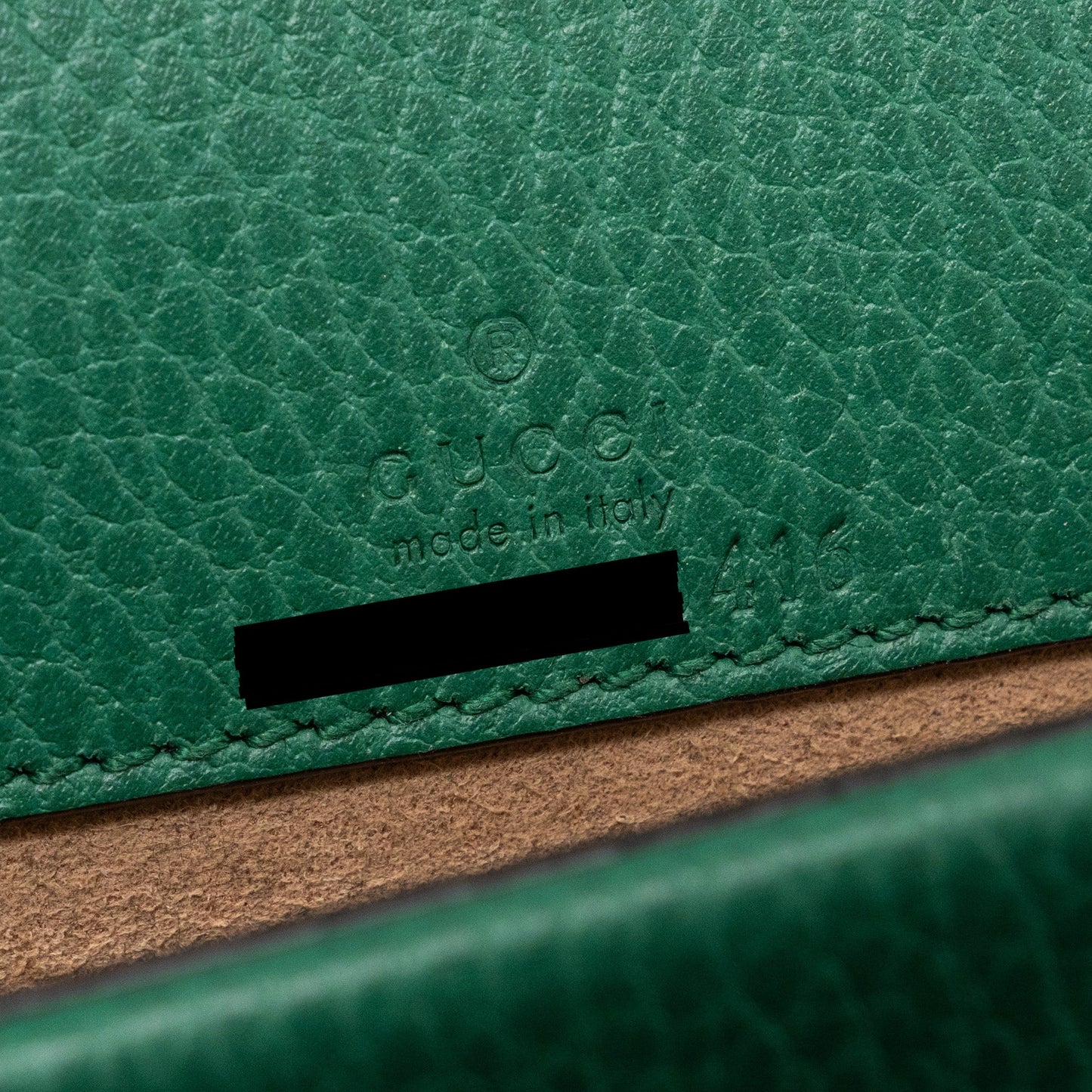 Gucci Dionysus Super Mini Calfskin Green Brushed