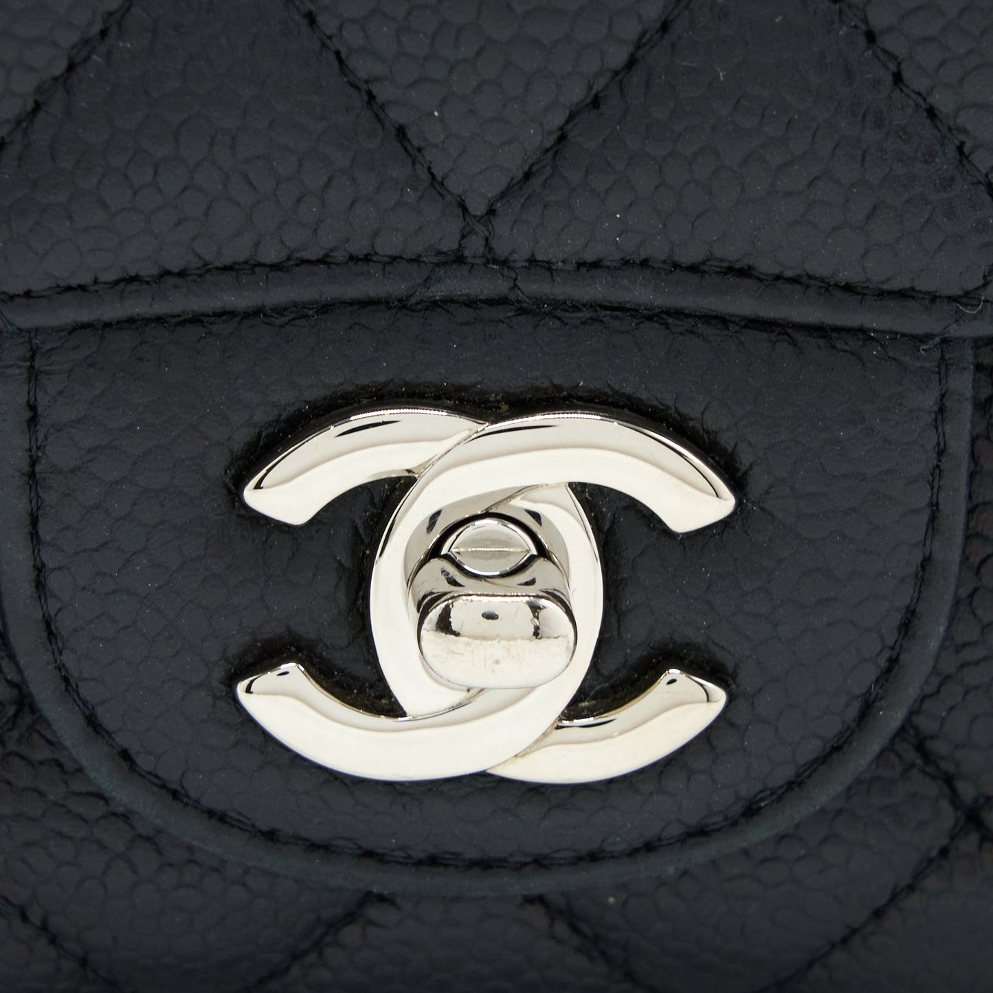 Chanel Medium Classic Double Flap Bag Caviar Black