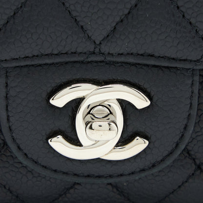 Chanel Medium Classic Double Flap Bag Caviar Black