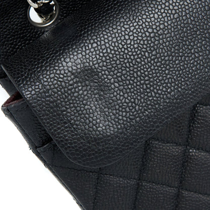 Chanel Medium Classic Double Flap Bag Caviar Black