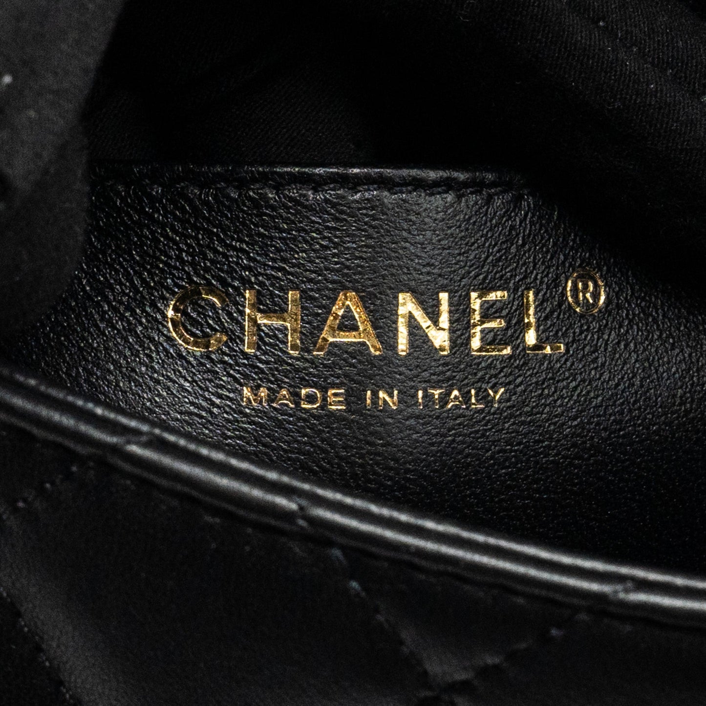 Chanel 24s Top Handle Mini Flap Bag Lambskin Black  (microchip)