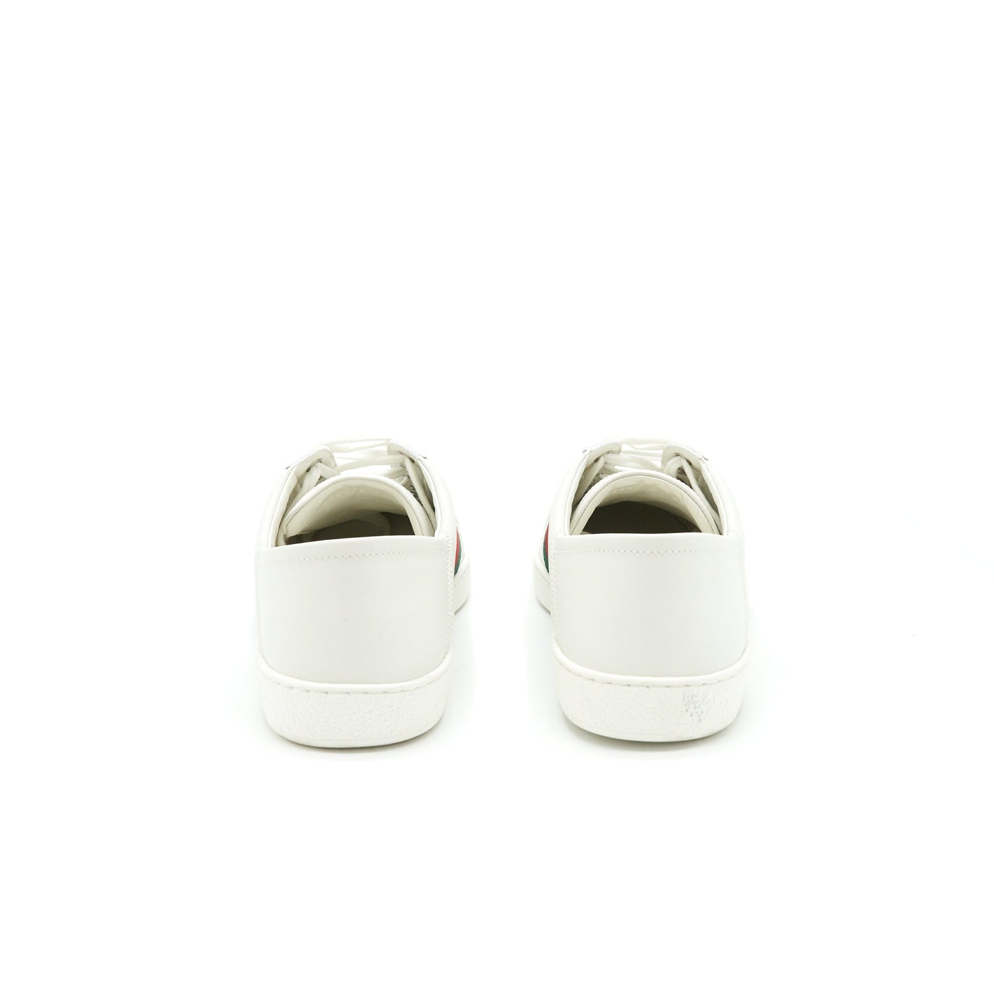 Gucci size 10 Men's White Sneaker Bee Pattern
