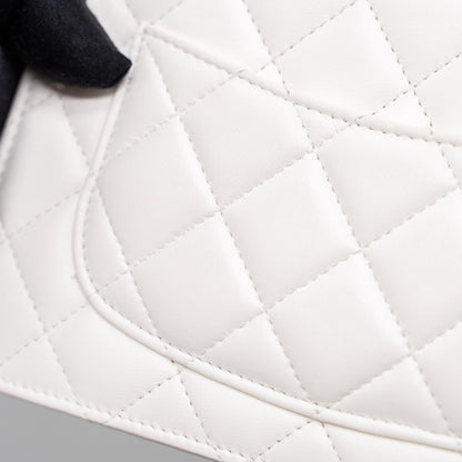 Chanel Pearl Crush Wallet on Chain Lambskin White Brushed  (Microchip)