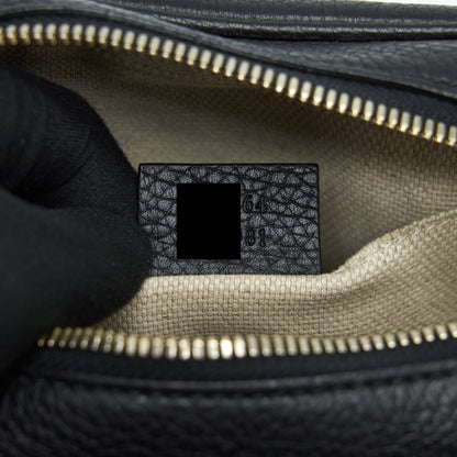 Gucci Disco Camera Bag Calfskin Black L