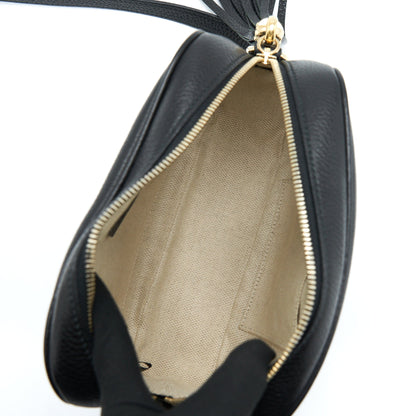 Gucci Disco Camera Bag Calfskin Black L