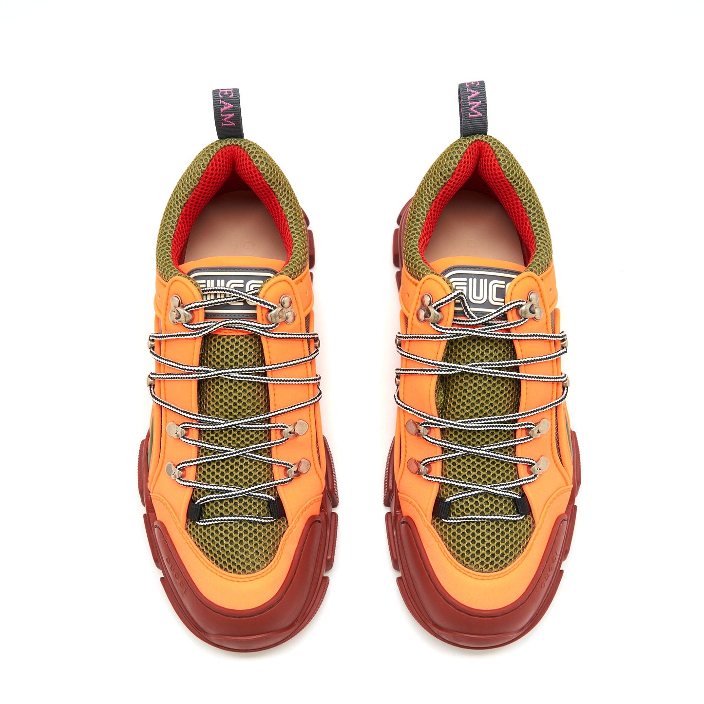 Gucci size 10.5 Men's Sneaker Orange/Multicolour
