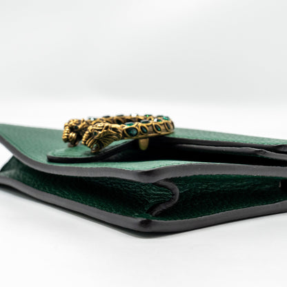 Gucci super mini Dionysus calfskin green