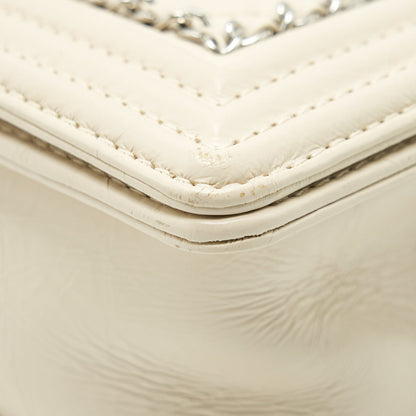 Chanel Medium Boy Bag Chevron Limited Calfskin Ivory