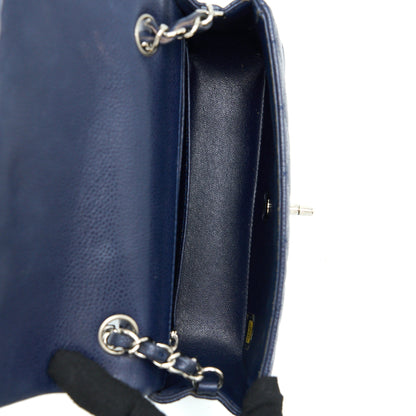 Chanel Classic Mini Rectangular Flap Bag Caviar Navy
