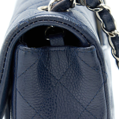 Chanel Classic Mini Rectangular Flap Bag Caviar Navy