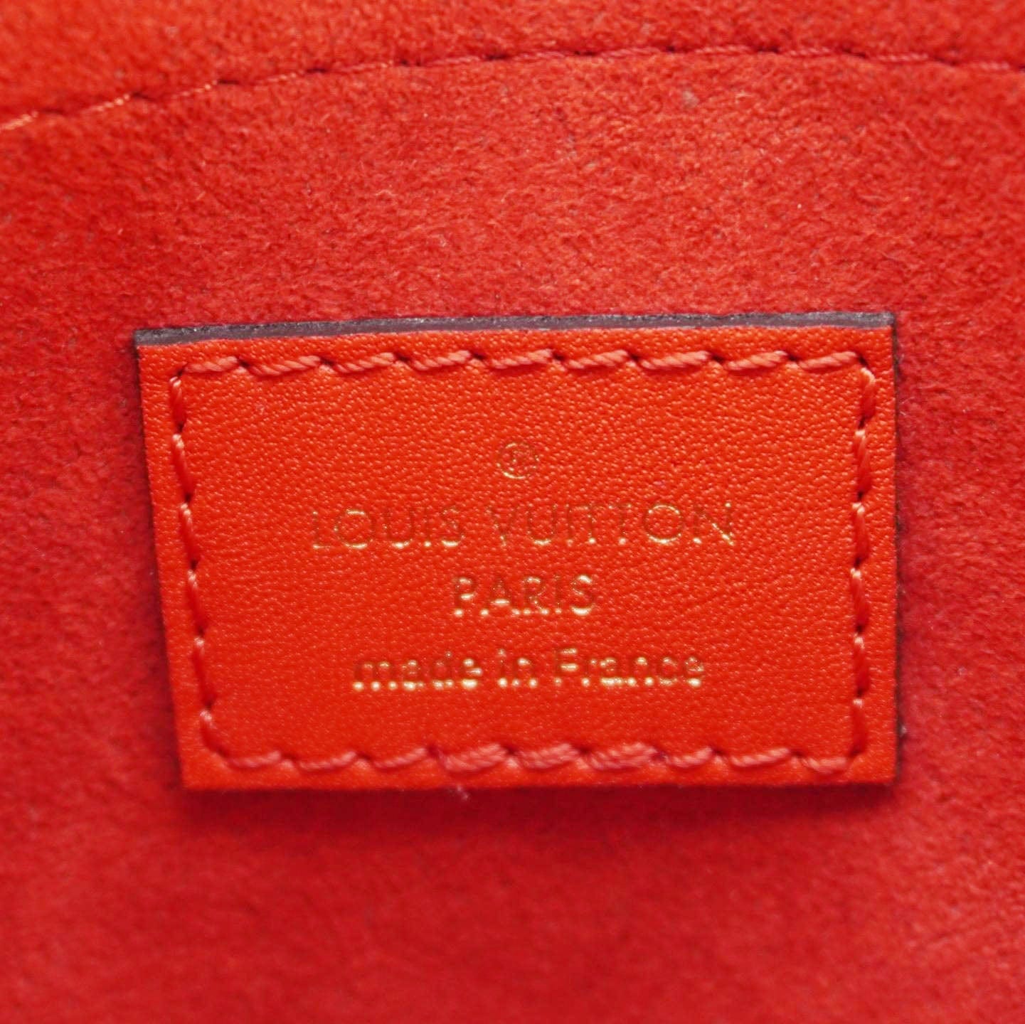 LOUIS VUITTON Locky BB Monogram Canvas Crossbody Bag Brown